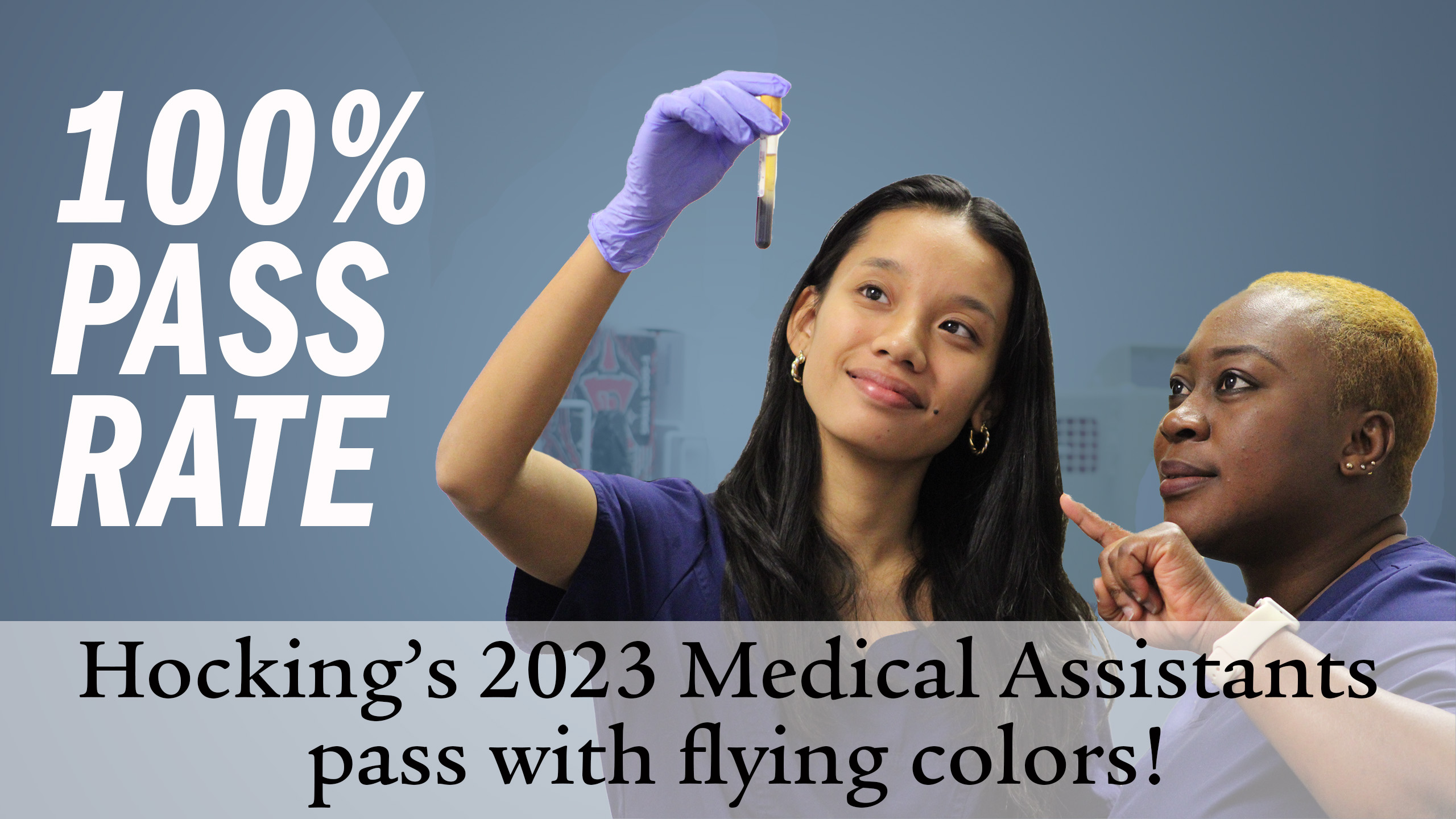 Hocking's 2023 Medical Assistants pass with flying colors